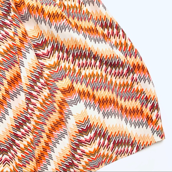 Parker Lily Multi Color Silk Strapless Dress S - Picture 8 of 8